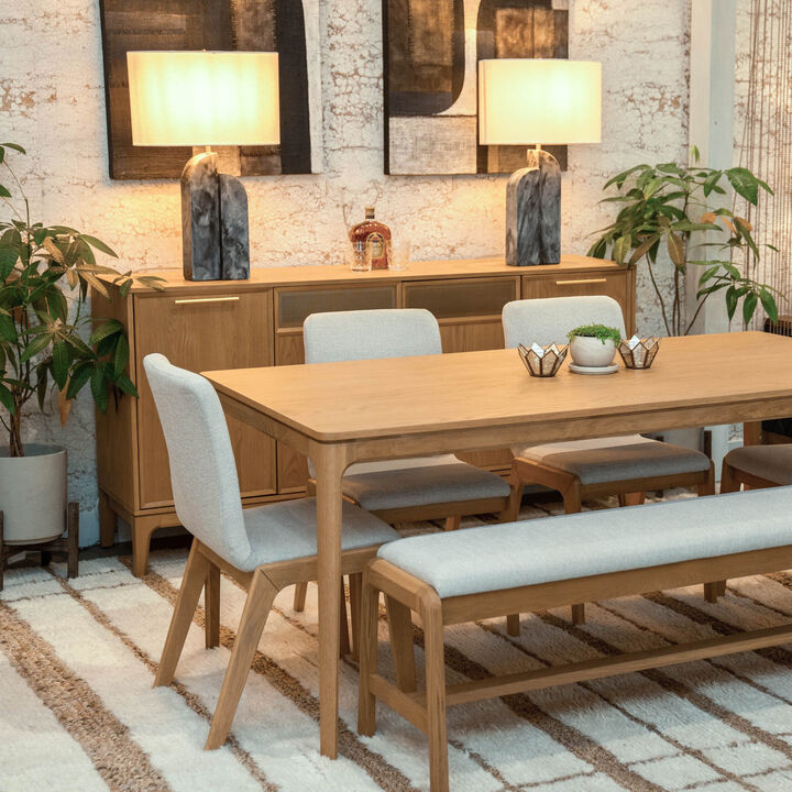 Arizona Dining Chair - Oatmeal (Set of 2)