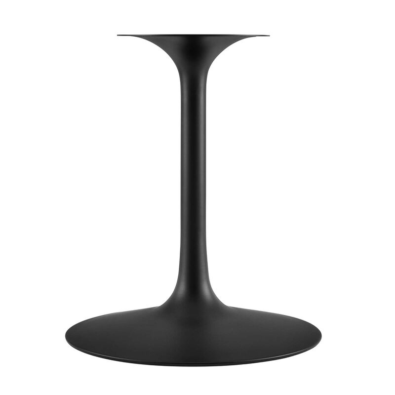 Modway - Lippa 60" Round Artificial Marble Dining Table Black White