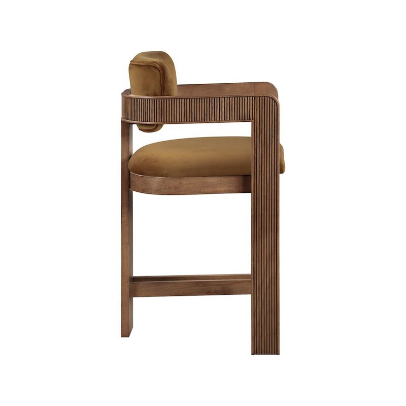 Meridian Furniture Sacha Velvet Stool