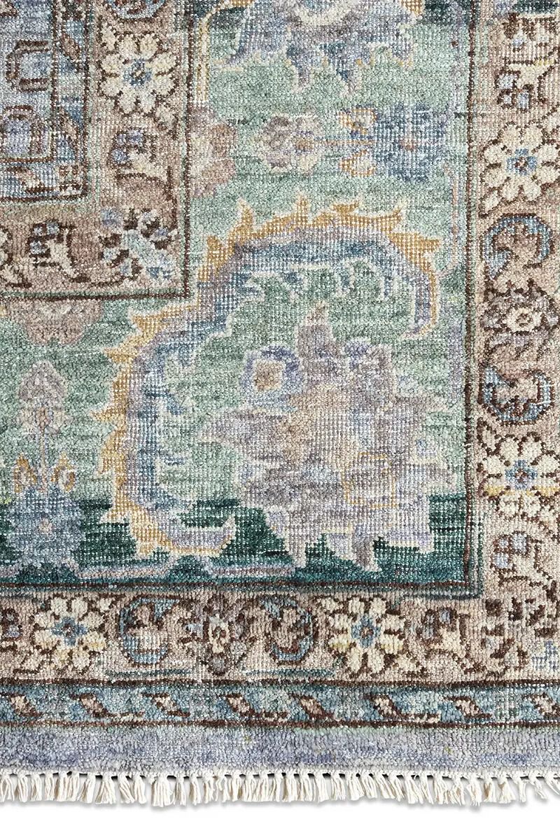 Someplace In Time Pendulum Blue 9' x 12' Rug image number 4