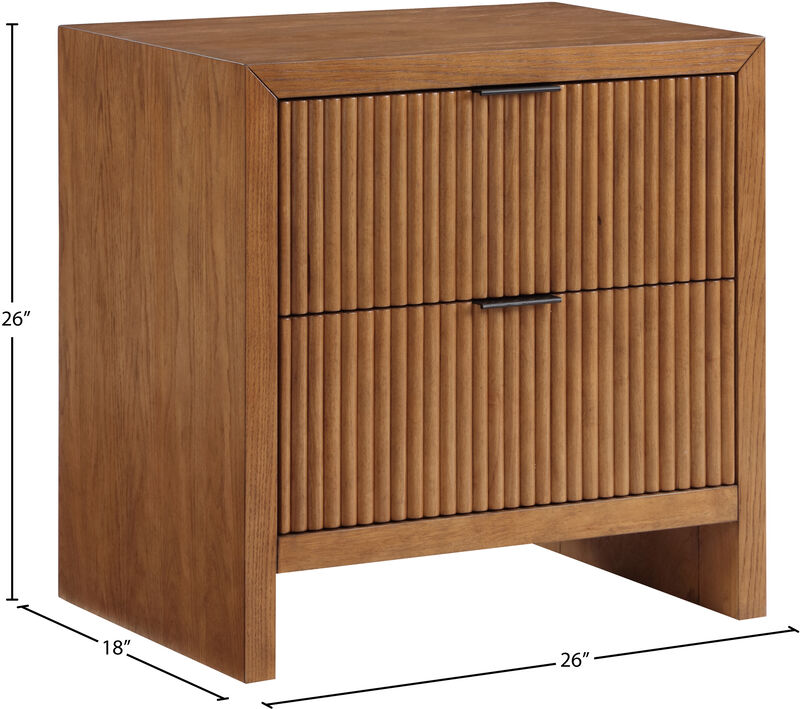 Meridian Furniture Fairfax Walnut Night Stand image number 9