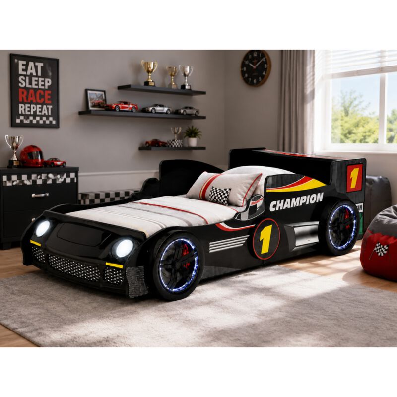 Murmus Kids Racing Car Bed Frame image number 4