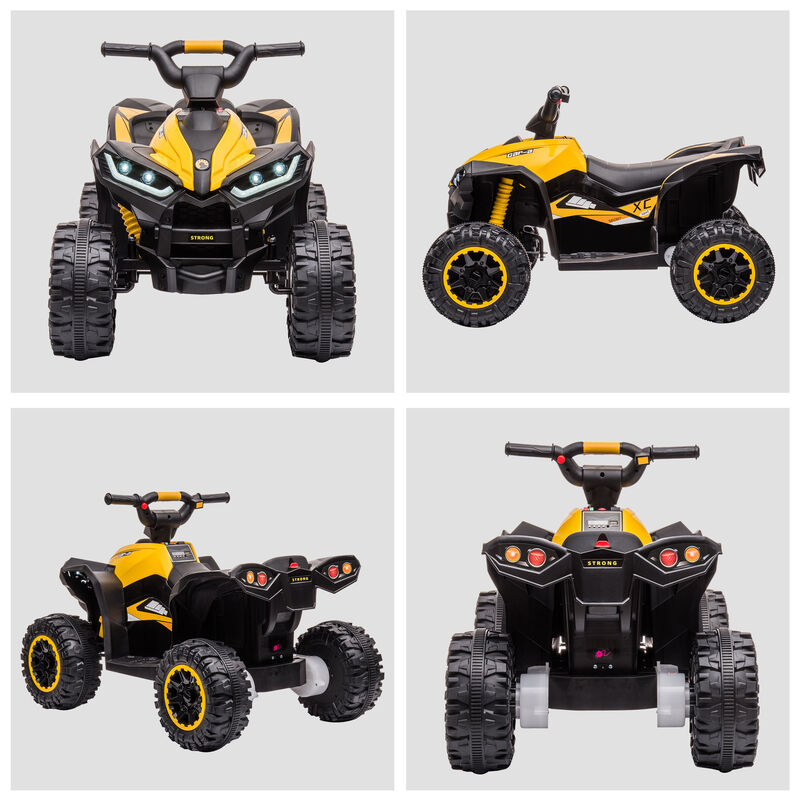 BreeBe Kids Battery Powered ATV Quad with Forward and Reverse image number 7