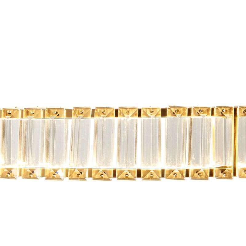 Alexandria Chandelier Gold Crystal Integrated LED CC Technology