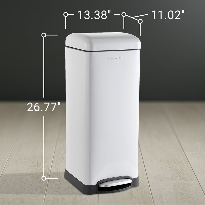 Betty Retro 8-Gallon Step-Open Trash Can