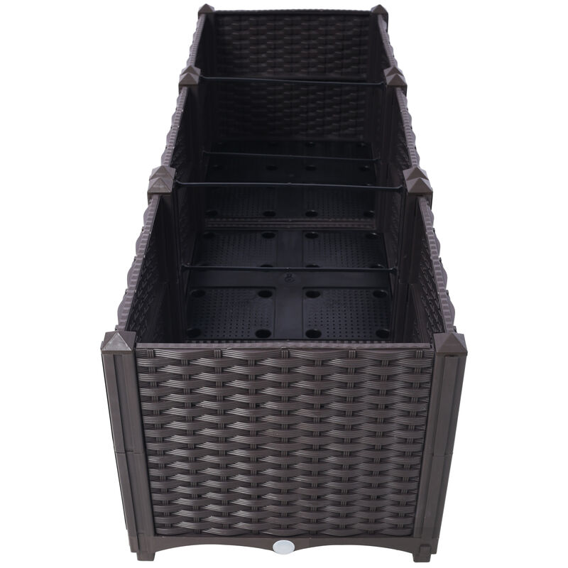 Streamdale Self-Watering Raised Garden Bed, 47''x15''x14.7 image number 4