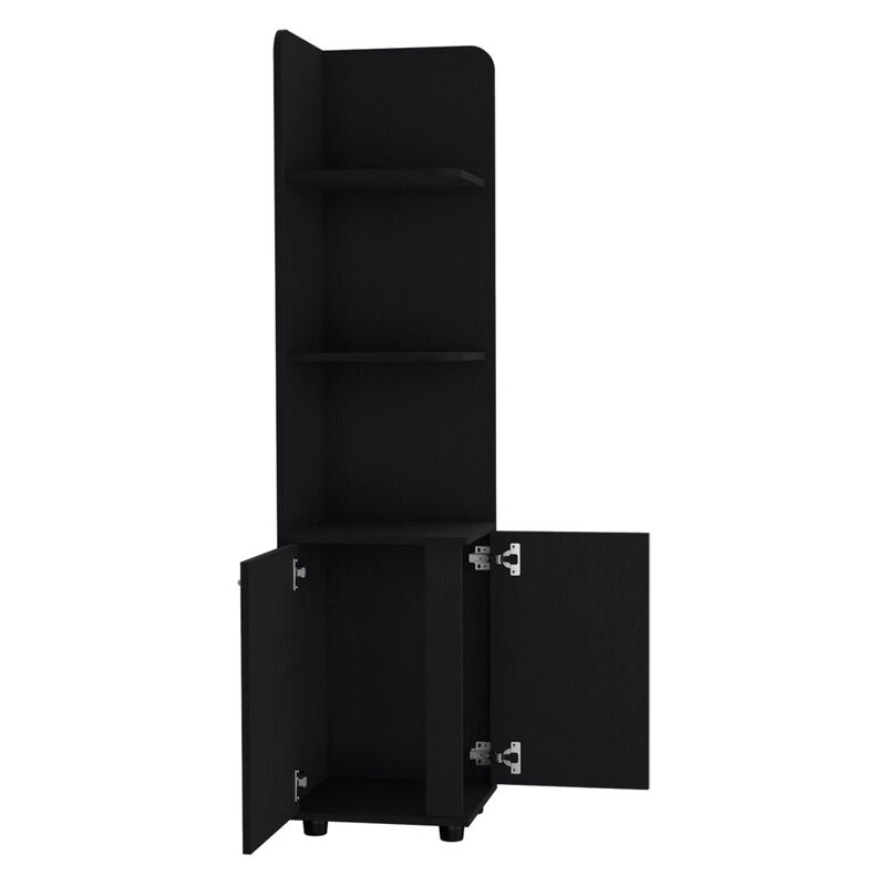 Freestanding Cabinet Kairatu , Bathroom, Black