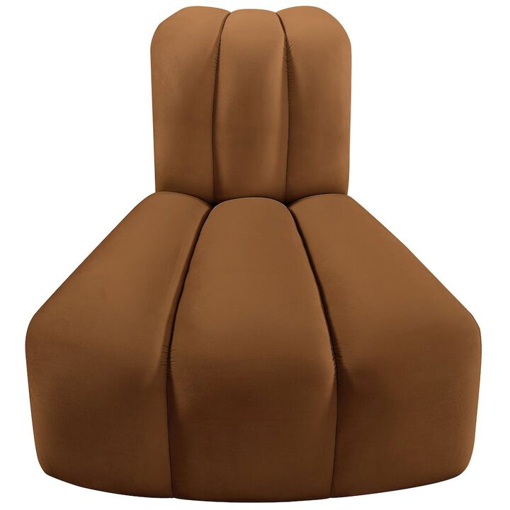 Meridian Furniture Arc Velvet Reverse Corner