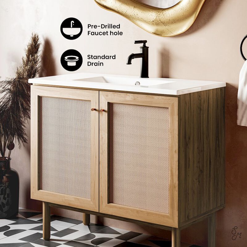 Classe 36" Freestanding Bathroom Vanity with Sink Top image number 2