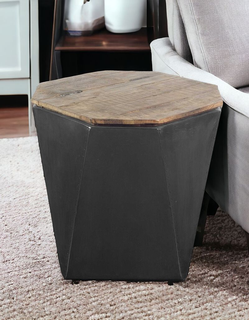 Square Solid Wood End Table &ndash; Simple Lines, Strong Presence