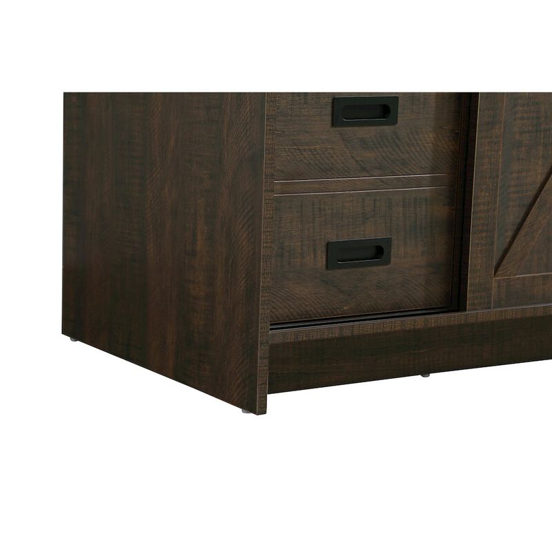 Elegant Kitchen and Bath Austin 54 Inch Single Bathroom Vanity In Expresso