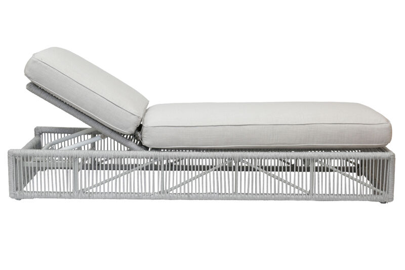 Miami Adjustable Chaise in Echo Ash w/ Self Welt