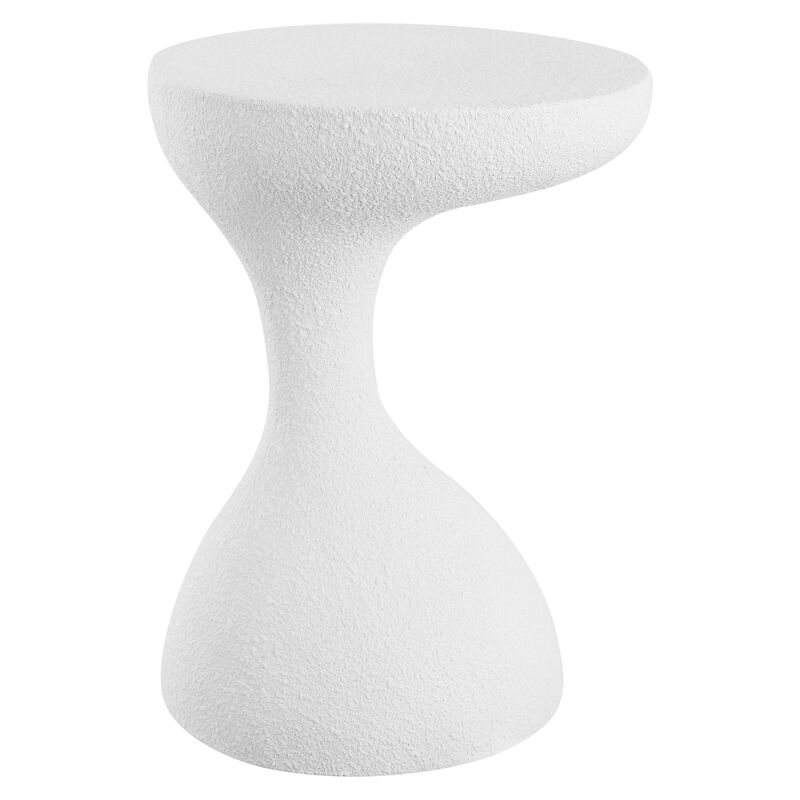 Boracay 19.75" Modern Minimalist Indoor/Outdoor Resin Drink Table