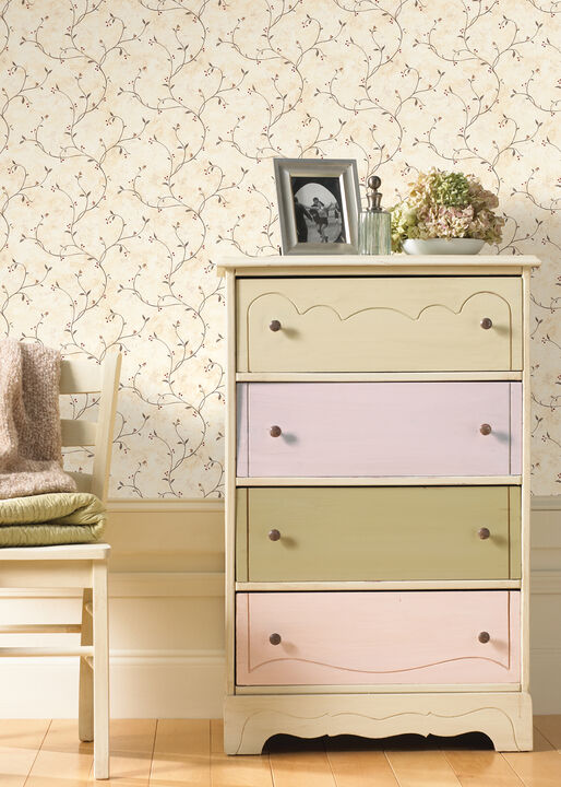 Kurt Beige Tin Star Trail Wallpaper (Set of 2)