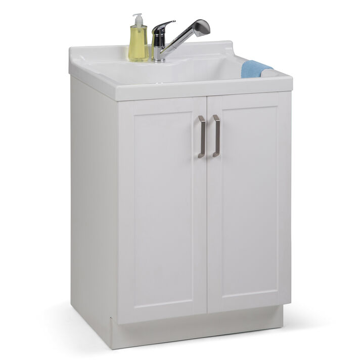 Kyle  All-in-One 24-inch ABS Utility Sink & Cabinet