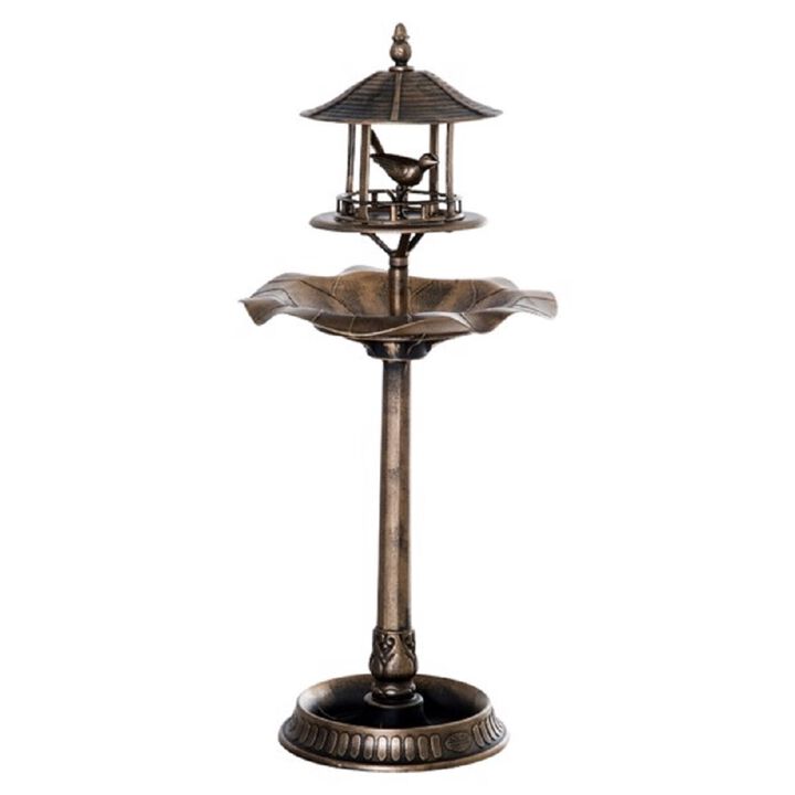 Decorative Bird Bath and Feeder Bowl, Perfect for Outdoor Gardens and Patios