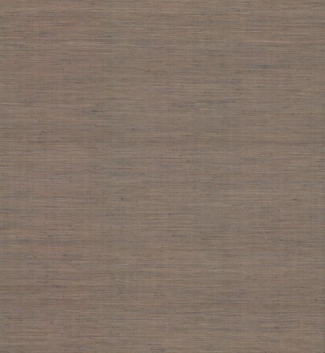 Threaded Jute Brown Wallpaper