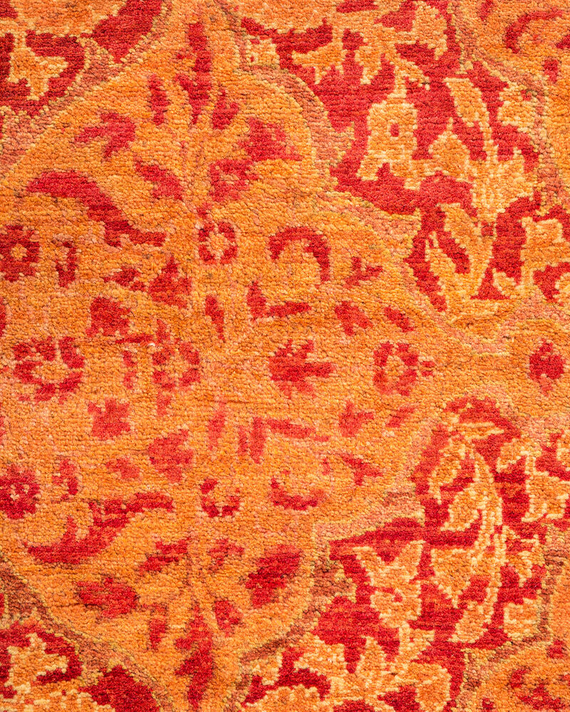 Mogul, One-of-a-Kind Hand-Knotted Area Rug  - Orange, 6' 2" x 9' 3"