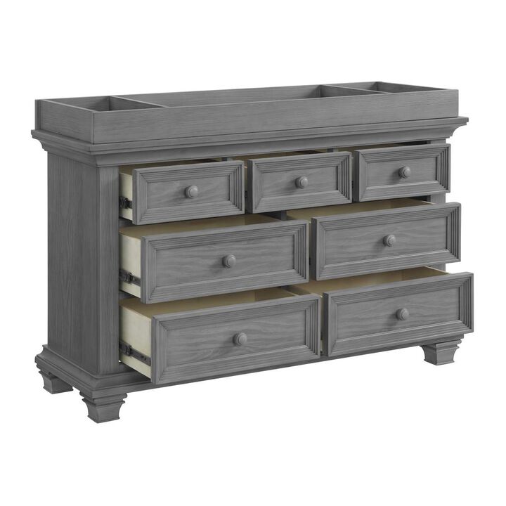 Oxford Baby Weston Changing Topper Dusk Gray