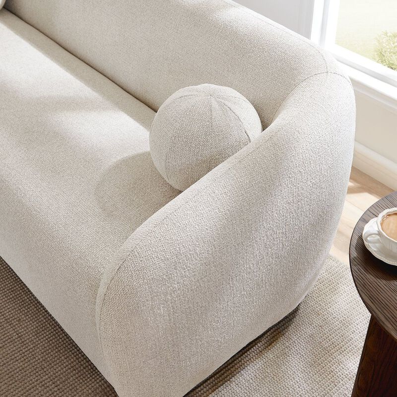 Holland 85" Chenille Fabric Sofa image number 9