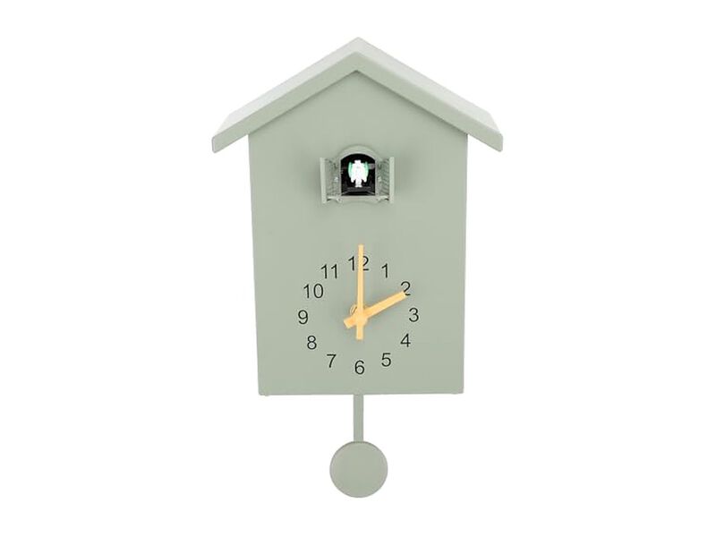 Cuckoo Nordic Birdhouse Bird Voices Call Wall Clock Modern Living Room Decor image number 0