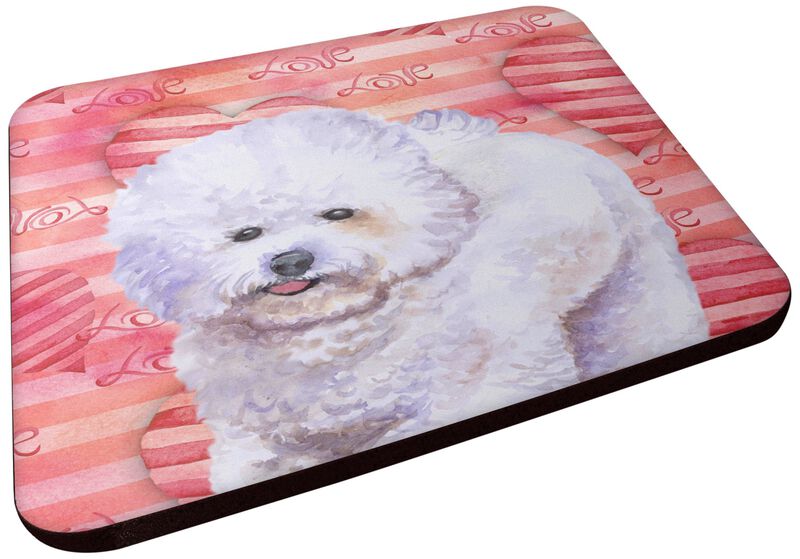 Caroline's Treasures Bichon Frise Love Decorative coasters, Multicolor