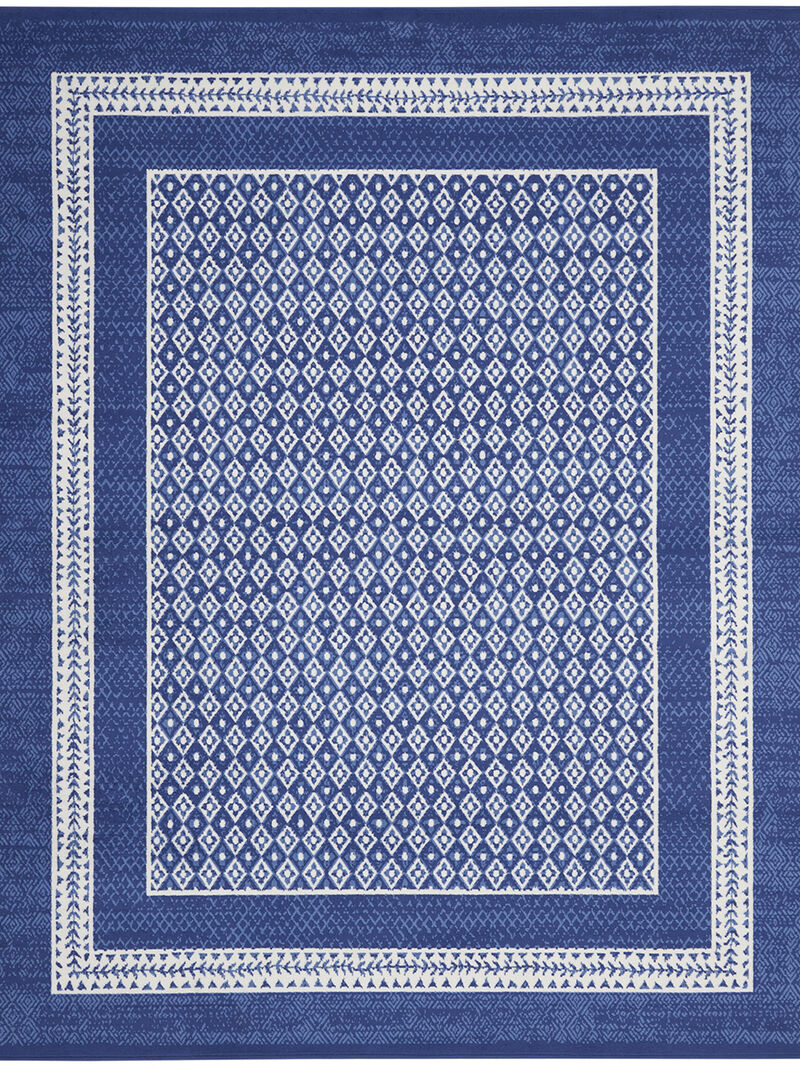 Whimsicle WHS13 Navy 8' x Round Rug image number 0