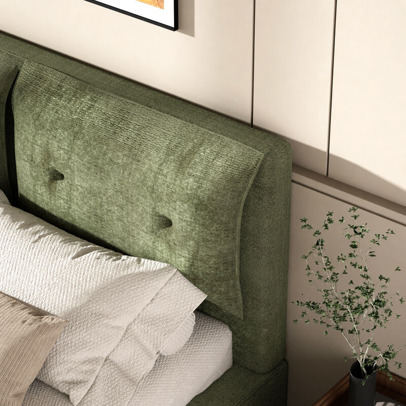 Zeck Upholstered Bed Frame image number 5