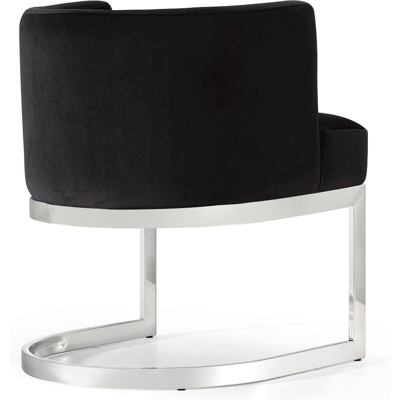 Meridian Furniture Gianna Black Velvet Dining Chair