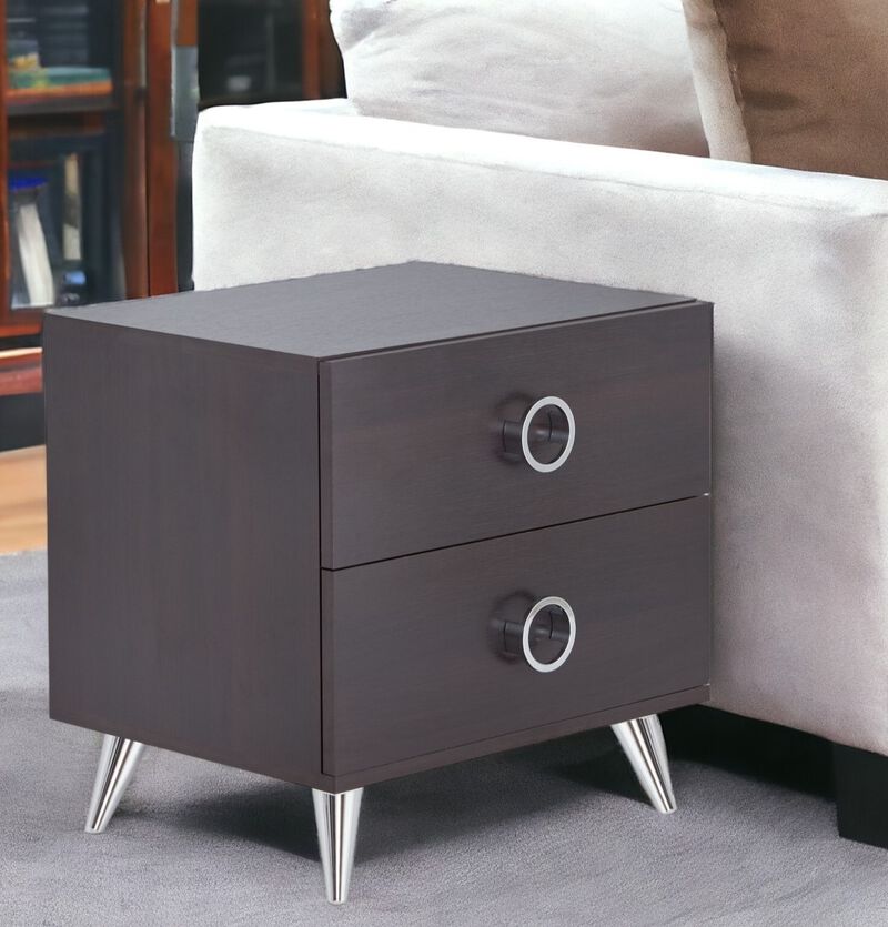 Accent Table with 2 Storage Drawers &ndash; Ideal for Living Room or Bedroom