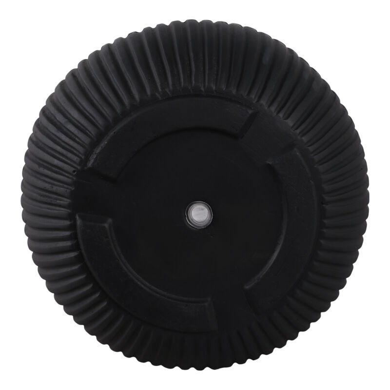 S/3 11/14/18" Ribbed Resin Planters, Black image number 5