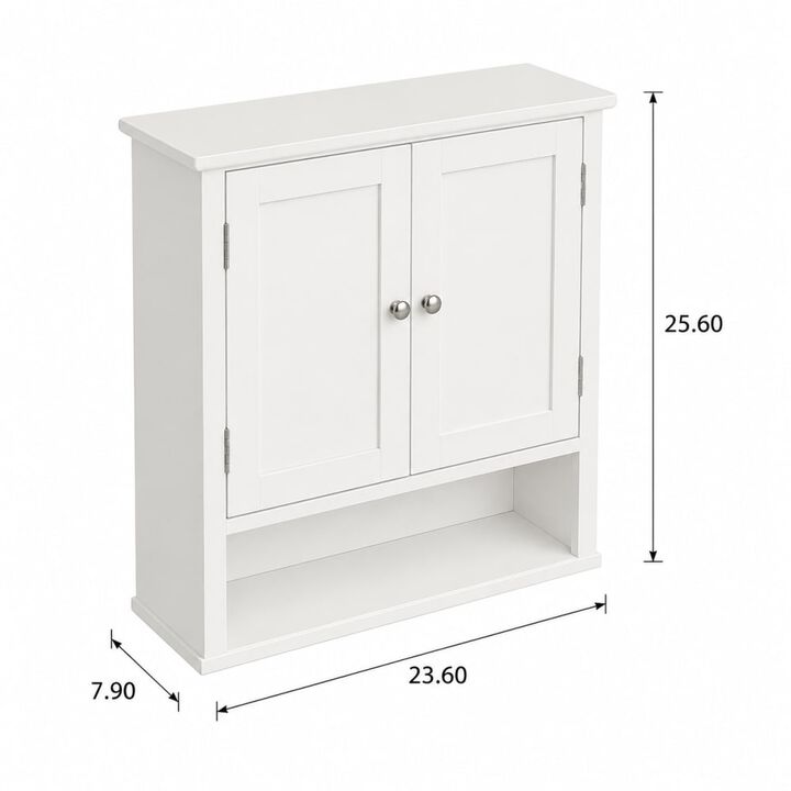 ELEMENT ACE 3-Tier Wall Mounted Medicine Cabinet with Adjustable Shelves, Over Toilet Storage for Bathroom, Kitchen, Entryway