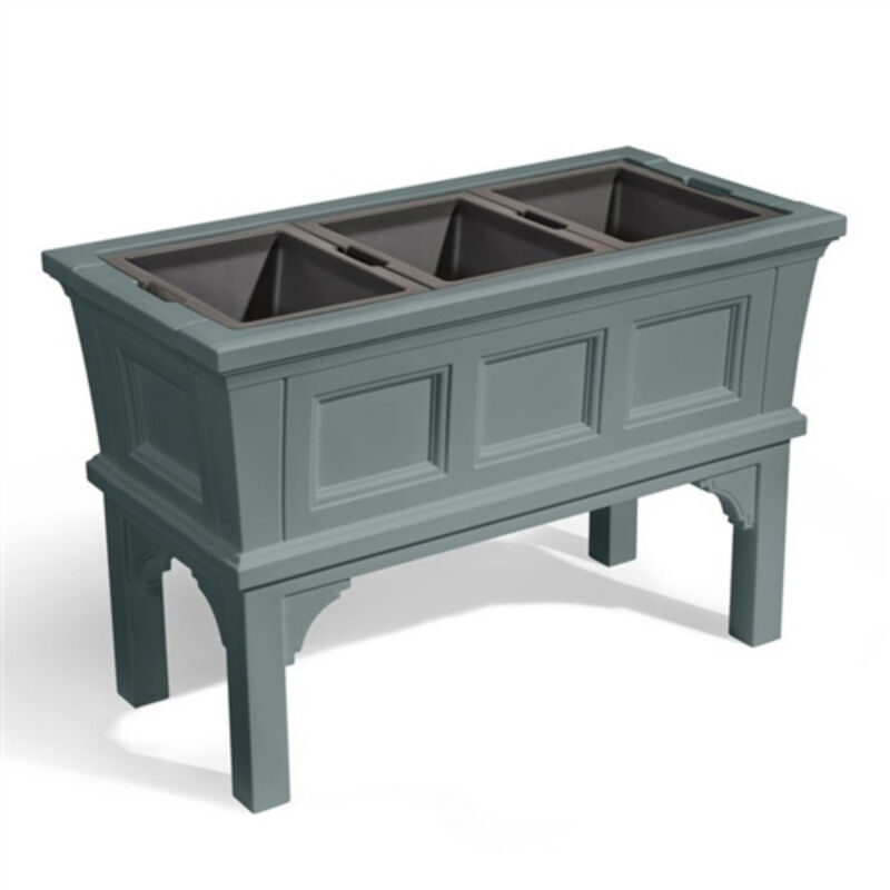 Rectangular Raised Garden Bed Planter Box with 3 Removeable Trays image number 0
