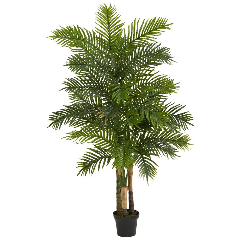 Hivvago 6 Feet Areca Palm Artificial Tree (Real Touch)