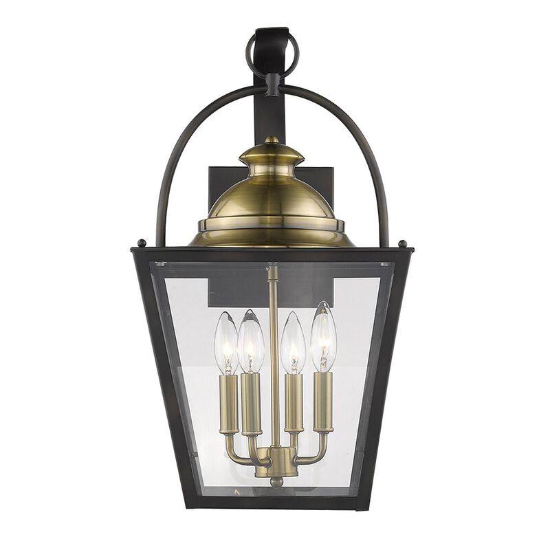 Hivvago Savannah 4-Light Oil-Rubbed Bronze Wall Light