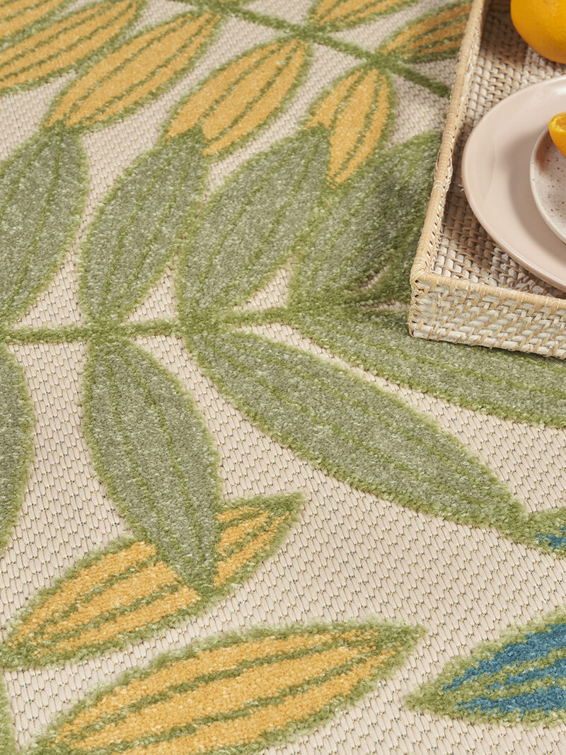 Aloha ALH18 Green/Multicolor 10' x 14' Rug