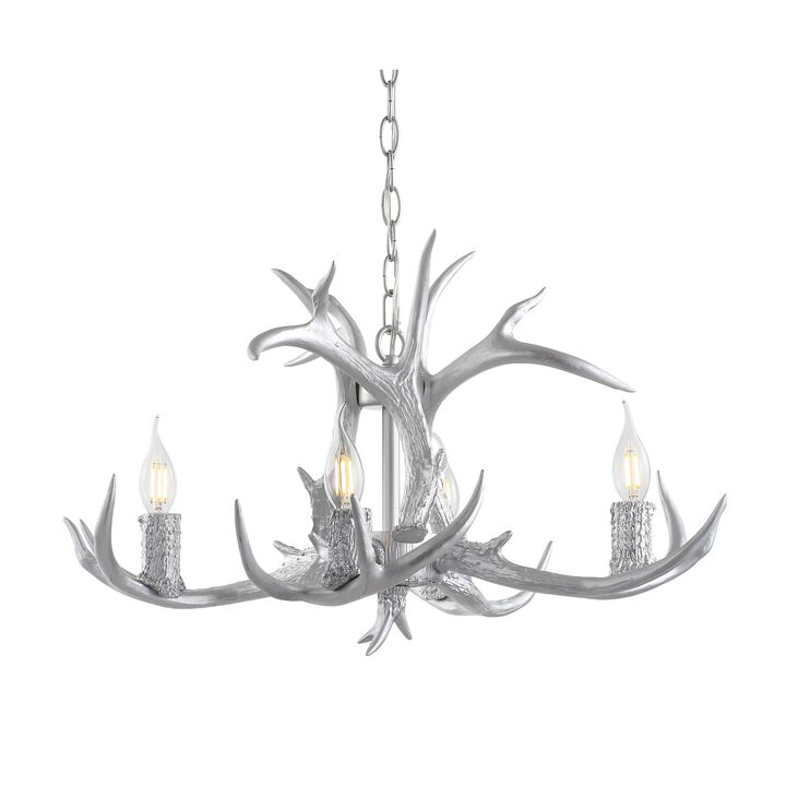 Eldora Adjustable Resin Antler LED Chandelier