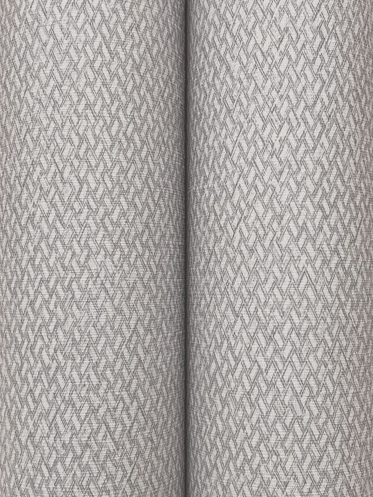 Tisket A Tasket Pewter Basketweave Wallpaper