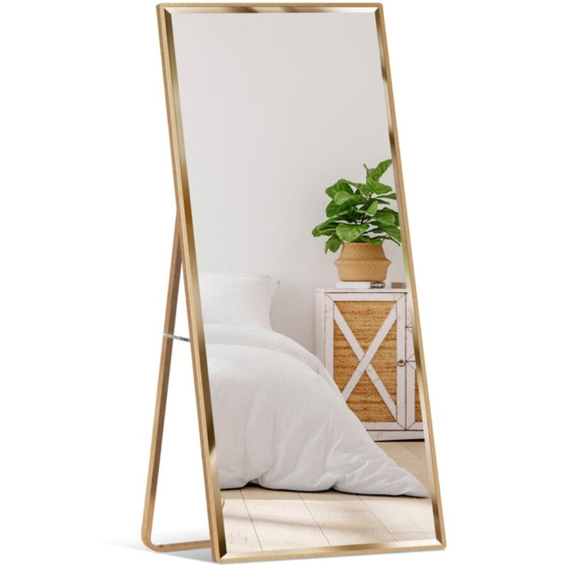 Wall Mounted or Free-Standing Full-Length Mirror – Modern Frame