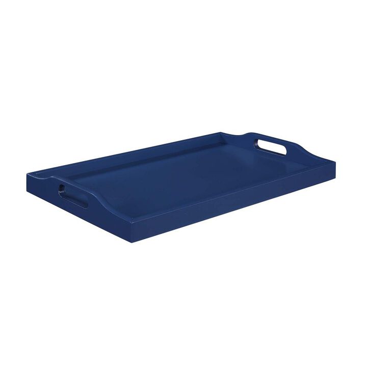 Convenience Concepts Designs2Go Serving Tray, Cobalt Blue