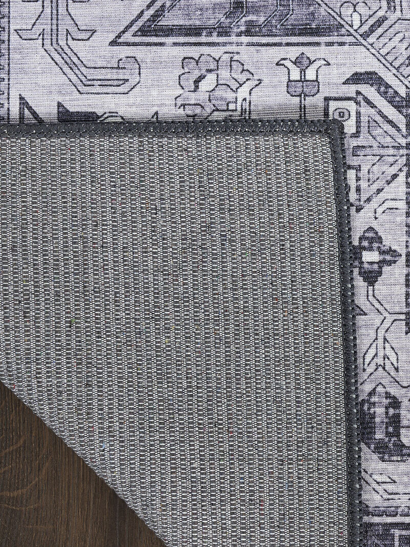 Nourison Washables NWB15 Charcoal/Gray 3' x 5' Rug