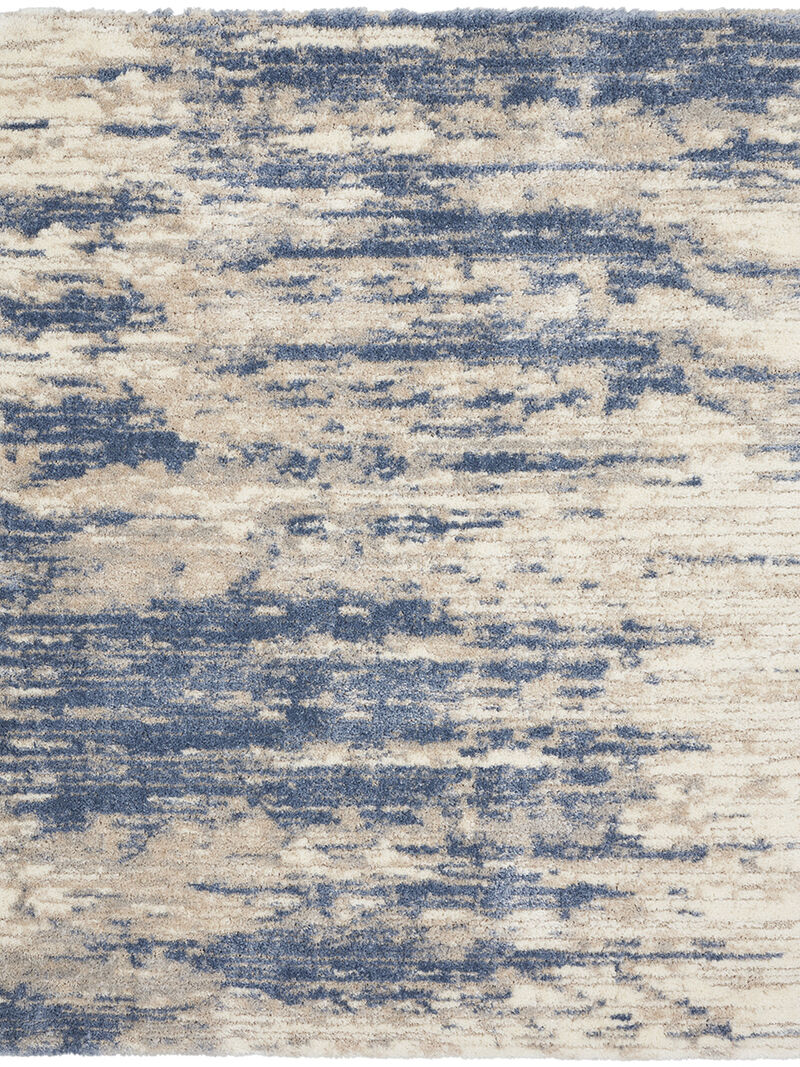 Dreamy Shag DRS10 Light Blue/Gray 7'10" x 9'10" Rug