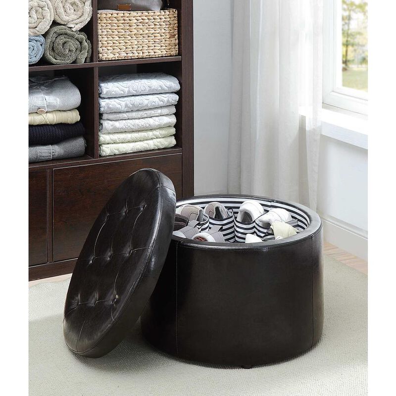 Convience Concept, Inc. Designs4Comfort Round Shoe Ottoman