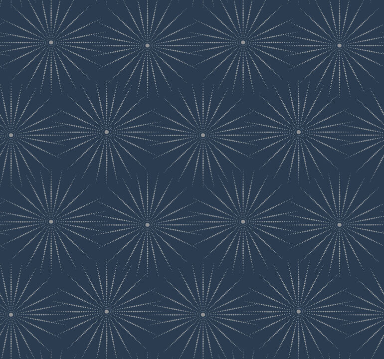 Starlight Blue & Silver Wallpaper