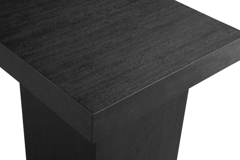 Padula Black Large End Table