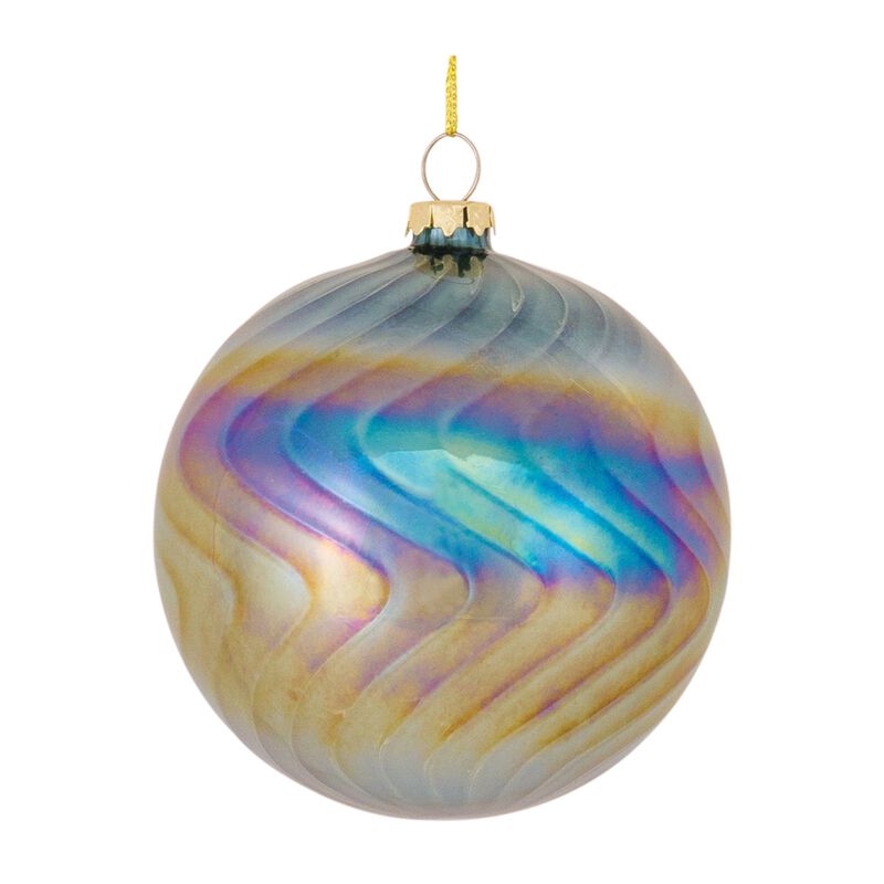 Ornament (Set of 6) 4.75"H, 4.75"H, 7"H Glass