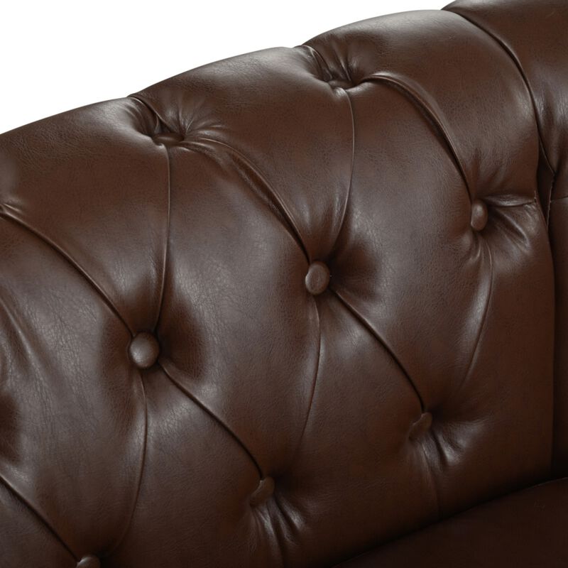 Zefwi Chesterfield L-Shaped Sectional Sofa image number 4