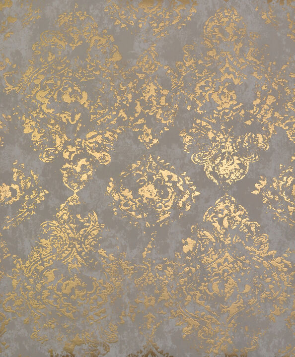 Stargazer Khaki & Gold Wallpaper