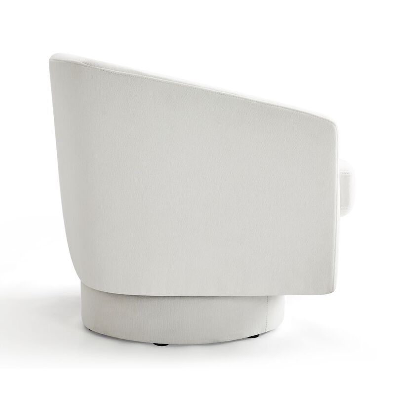 Swivel Barrel Accent Chair, Modern Armchair, 360 Rotation Comfy Bucket Reading Chair for Living Room image number 9