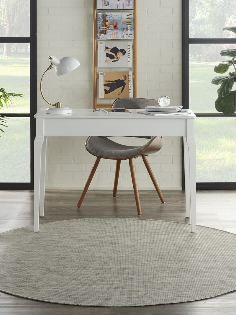Positano POS01 Light Gray 6' x Round Rug image number 9